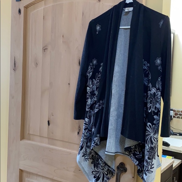Christopher & Banks Sweaters - Ladies long floral cardigan
